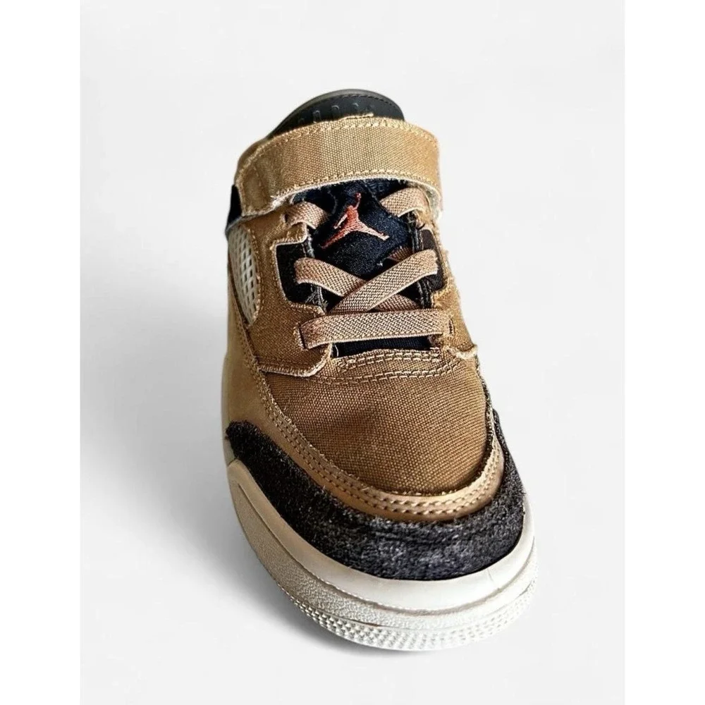 Jordan Spizike Low (PS) Sneaker 13C Brown/Black Hook & Loop FQ3951-202